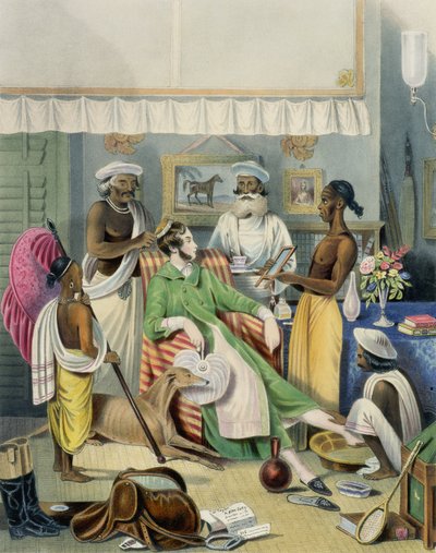 La toilette del giovane civile, tavola 1 da 